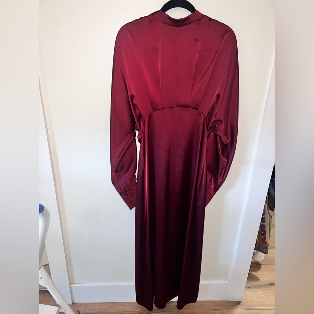 Long Satin dress.